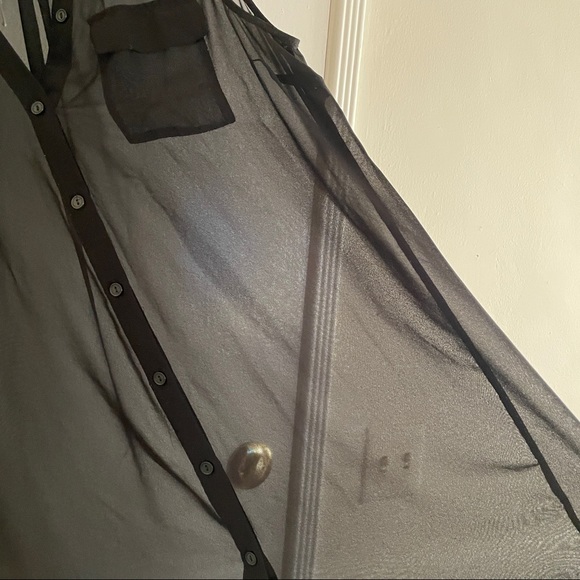 Black see thru maxi dress Cotton On - Picture 2 of 4